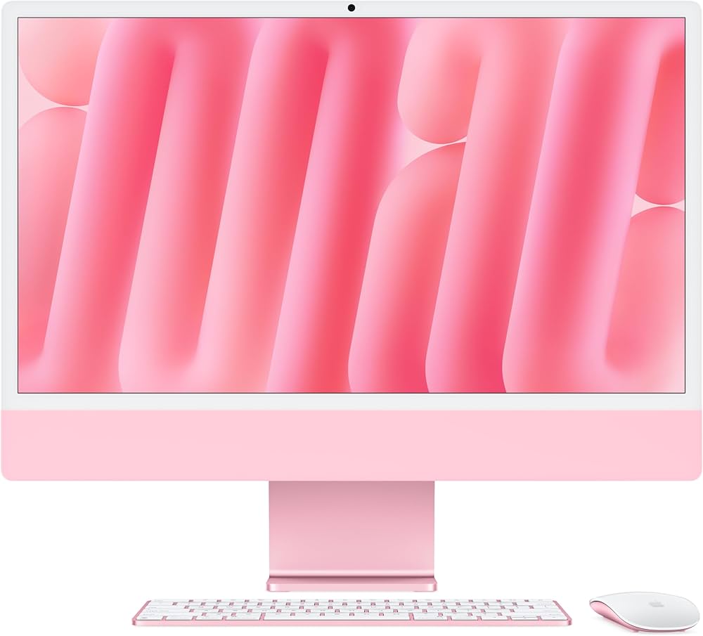 Apple 2024 iMac All-in-One Desktop Computer with M4 chip with 8
